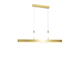 QAZQA Verstellbare Hängelampe Gold inkl. LED - Lamba