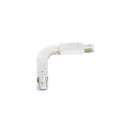 QAZQA Verstellbare Kupplung für 1-Phasen-Schiene weiß - Iconic