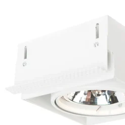 QAZQA Vertiefter Spot weiß AR111 drehbar und kippbar - Oneon