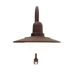 Trio Leuchten Vintage Außenwandleuchte braun IP44 Bewegungsmelder - Herman