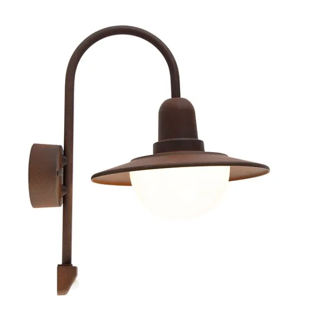 Trio Leuchten Vintage Außenwandleuchte braun IP44 Bewegungsmelder - Herman