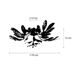 QAZQA Vintage Deckenlampe Antik Gold 5-flammig - Linde