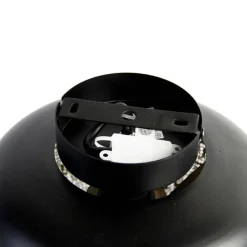 QAZQA Vintage Deckenlampe schwarz mit Messing - Kayleigh