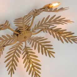 QAZQA Vintage Deckenleuchte 5-flammig Gold - Botanica