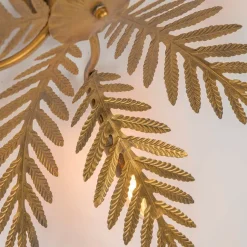 QAZQA Vintage Deckenleuchte 5-flammig Gold - Botanica