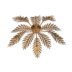 QAZQA Vintage Deckenleuchte 5-flammig Gold - Botanica