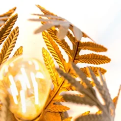 QAZQA Vintage Deckenleuchte Gold 24 cm - Botanica