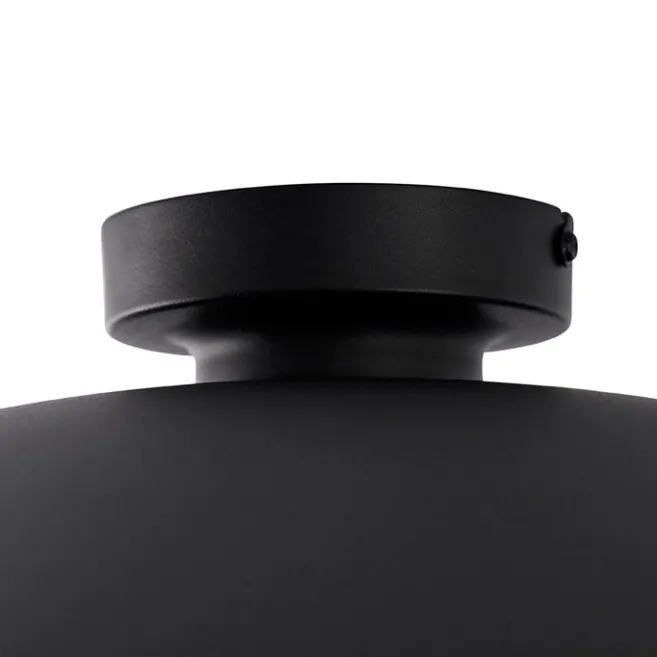 QAZQA Vintage Deckenleuchte schwarz mit Gold 60 cm - Emilienne Novo