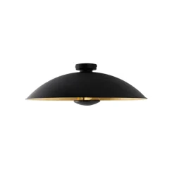 QAZQA Vintage Deckenleuchte schwarz mit Gold 60 cm - Emilienne Novo