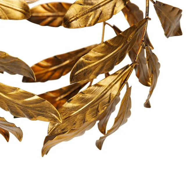 QAZQA Vintage Hängelampe Antik Gold 40 cm - Linde