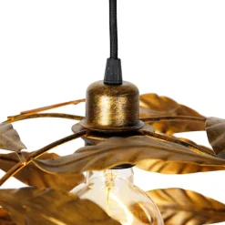 QAZQA Vintage Hängelampe Antik Gold 40 cm - Linde