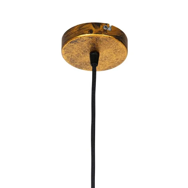 QAZQA Vintage Hängelampe Antik Gold 40 cm - Linde