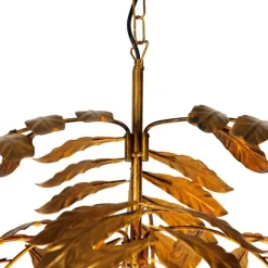 QAZQA Vintage Hängelampe Antik Gold 60 cm - Linde