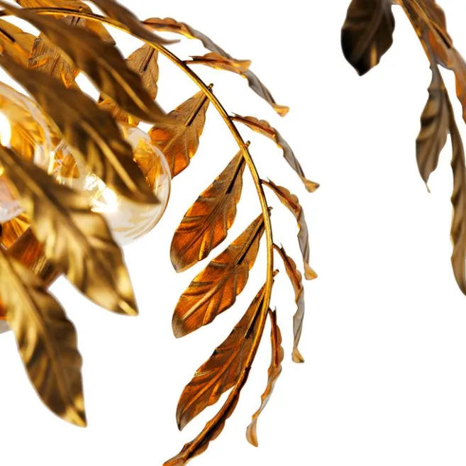 QAZQA Vintage Hängelampe Antik Gold 60 cm - Linde