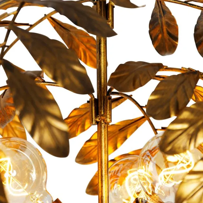 QAZQA Vintage Hängelampe Antik Gold 60 cm - Linde