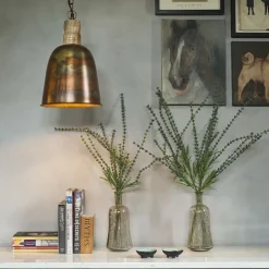 QAZQA Vintage Hängelampe Kupfer mit Gold - Burn 1