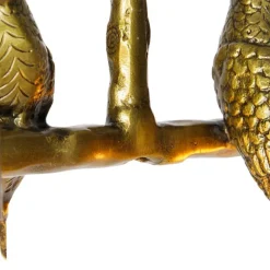 QAZQA Vintage Messing Deckenlampe 2-flammig - Papegoje