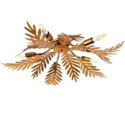 QAZQA Vintage Smart Deckenleuchte Gold 70 cm inkl. 5 WiFi B35 - Botanica