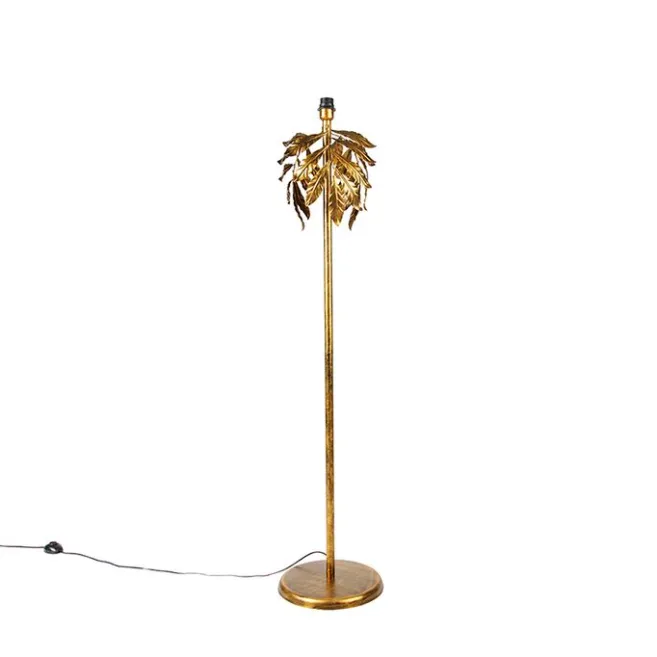 QAZQA Vintage Stehlampe Antik Gold 32 cm ohne Schirm - Linde