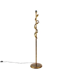 QAZQA Vintage Stehlampe Antik Gold 29 cm ohne Schirm - Linde