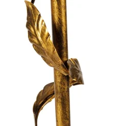 QAZQA Vintage Stehlampe Antik Gold 29 cm ohne Schirm - Linde