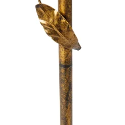 QAZQA Vintage Stehlampe Antik Gold 29 cm ohne Schirm - Linde