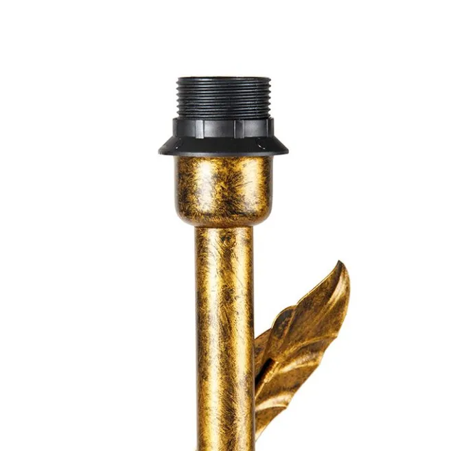 QAZQA Vintage Stehlampe Antik Gold 29 cm ohne Schirm - Linde