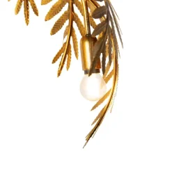 QAZQA Vintage Stehlampe Antik Gold 3-flammig groß - Botanica