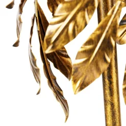 QAZQA Vintage Stehlampe Antik Gold mit grünem Schirm - Linden