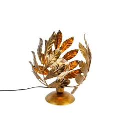 QAZQA Vintage Tischlampe Antik Gold 30 cm - Linde