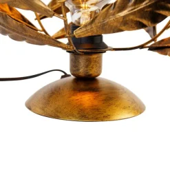 QAZQA Vintage Tischlampe Antik Gold 30 cm - Linde