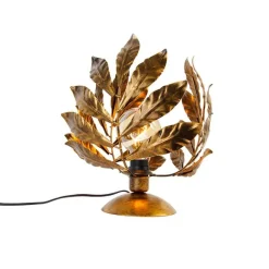 QAZQA Vintage Tischlampe Antik Gold 30 cm - Linde