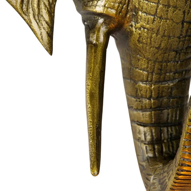 QAZQA Vintage Wandlampe gold - Elefant