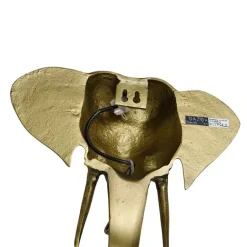 QAZQA Vintage Wandlampe gold - Elefant