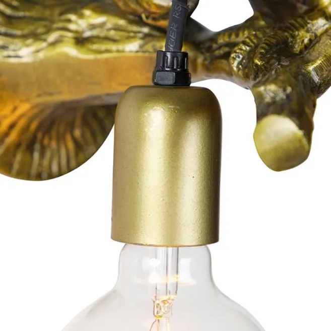 QAZQA Vintage Wandlampe Messing - Tucan