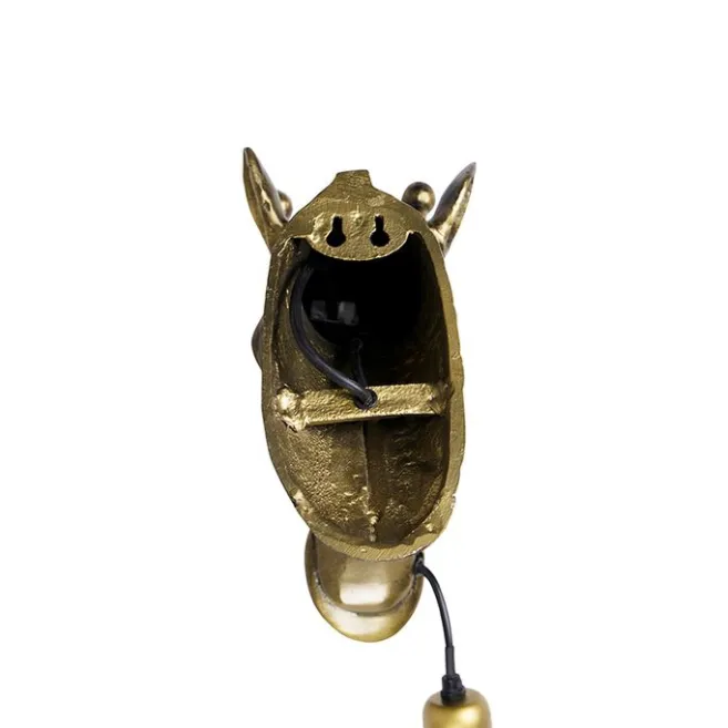 QAZQA Vintage Wandlampe Messing - Giraffe