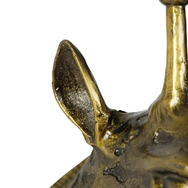 QAZQA Vintage Wandlampe Messing - Giraffe