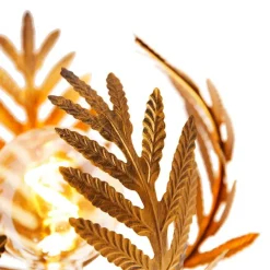 QAZQA Vintage Wandleuchte Gold - Botanica