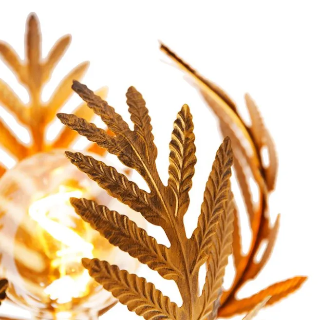 QAZQA Vintage Wandleuchte Gold - Botanica