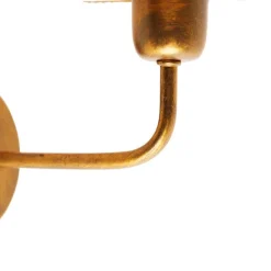 QAZQA Vintage Wandleuchte Gold - Botanica