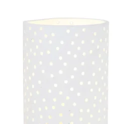 QAZQA Vintage zylinderförmige Wandleuchte weiß Gips - Mahou