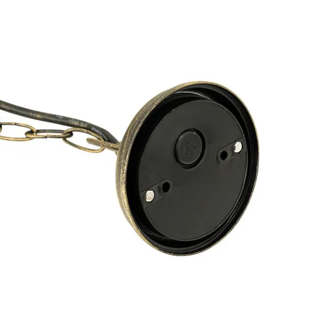 QAZQA Vintage-Hängelampe für den Außenbereich, antikgolden – Antigua