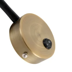 QAZQA Wandleuchte Bronze mit Flexarm - Karin flex