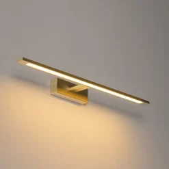 QAZQA Wandleuchte Messing 62 cm inkl. LED IP44 - Jerre