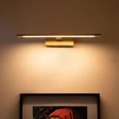 QAZQA Wandleuchte Messing 41,5 cm inkl. LED IP44 - Jerre