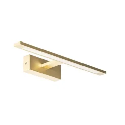 QAZQA Wandleuchte Messing 41,5 cm inkl. LED IP44 - Jerre