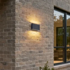 QAZQA Wandleuchte schwarz magnetisch inkl. LED wiederaufladbar - Batt