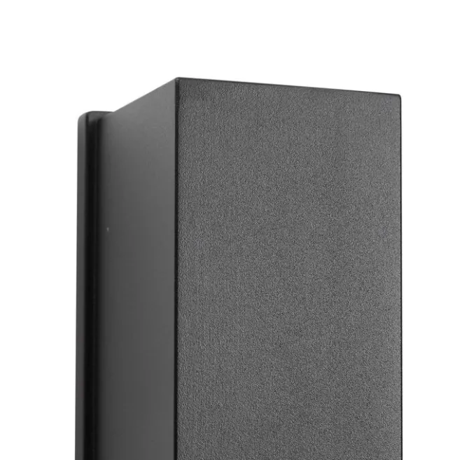 QAZQA Wandleuchte schwarz magnetisch inkl. LED wiederaufladbar - Sandy