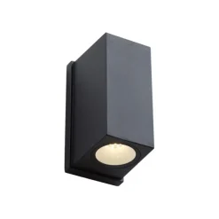 QAZQA Wandleuchte schwarz magnetisch inkl. LED wiederaufladbar - Sandy