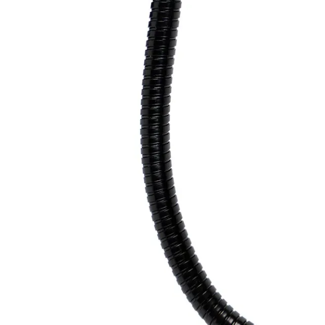 QAZQA Wandleuchte Schwarz mit Samt-Schirm Krokodil-Design 18cm - Brescia